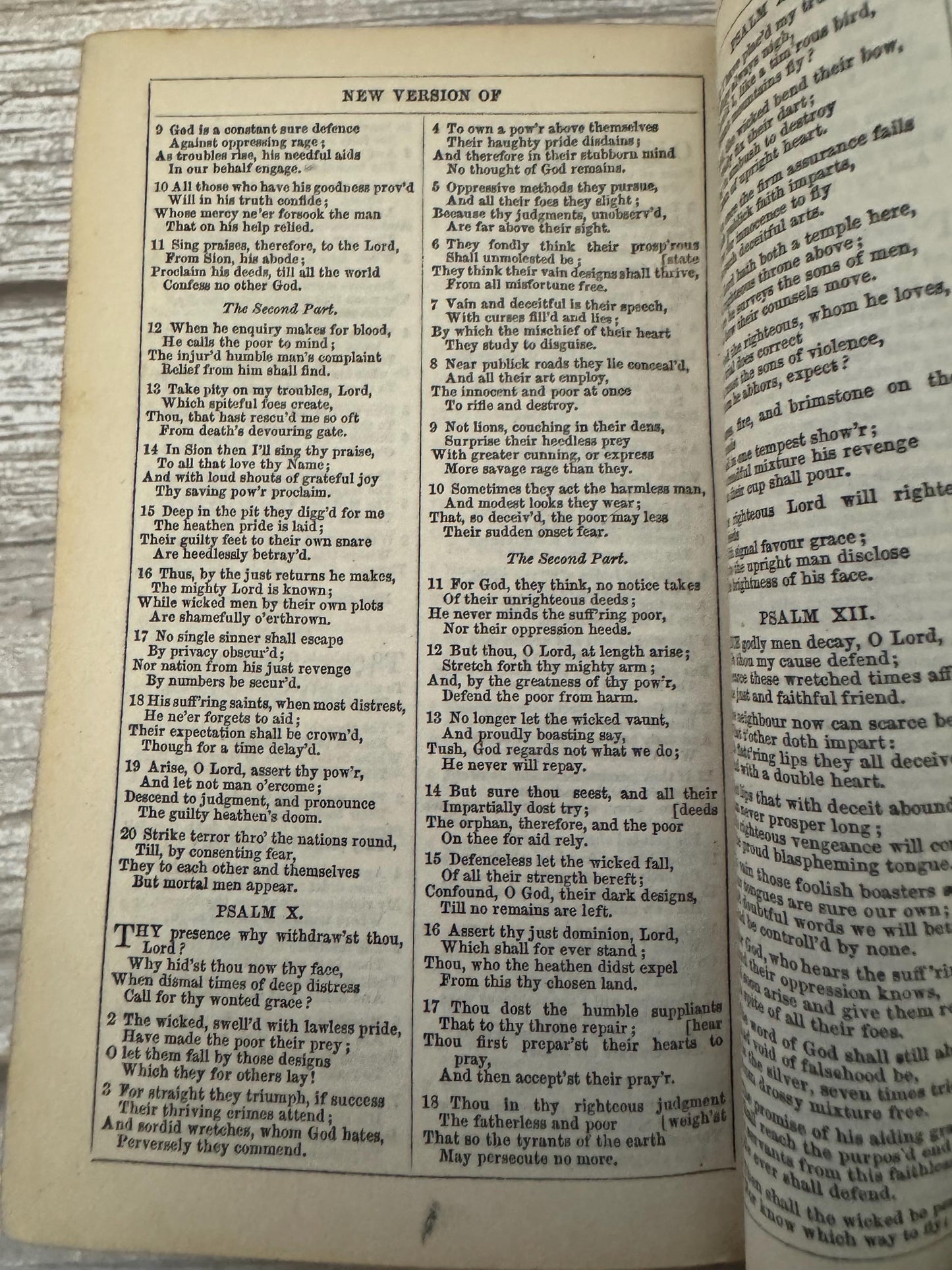 1867 Antique Book of Common Prayer Victorian Prayer Book Brass Clasp - Ref x706