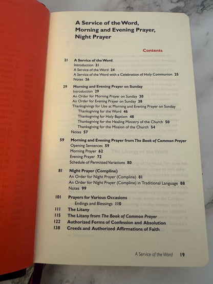 2000 Common Worship Services and Prayers for the Church of England Prayer Book Anglican Worship Hardcover - Ref X678