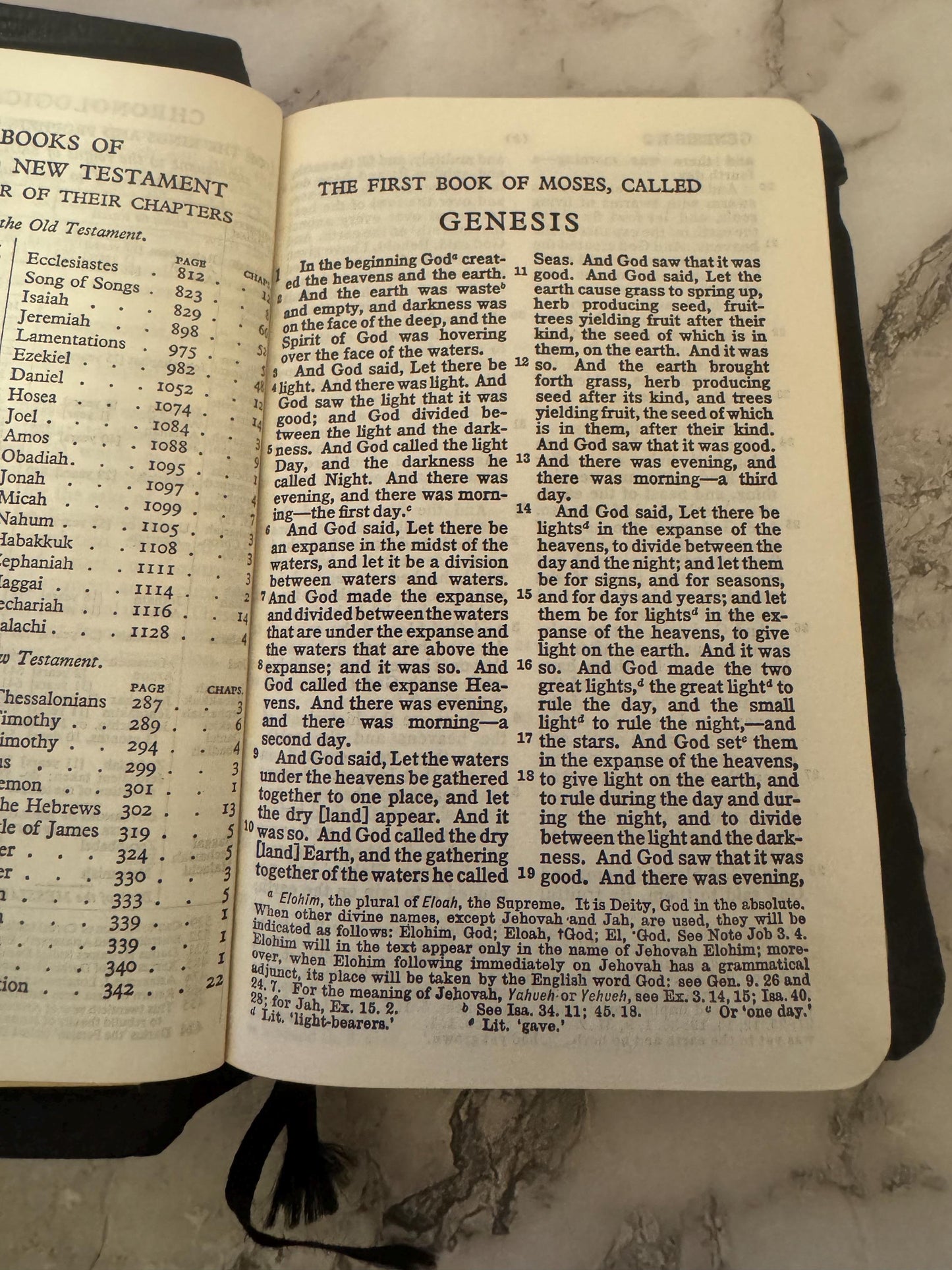 1949 Vintage Holy Bible | J.N. Darby Translation | Pocket Bible - Ref X674