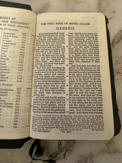 1949 Vintage Holy Bible | J.N. Darby Translation | Pocket Bible - Ref X674