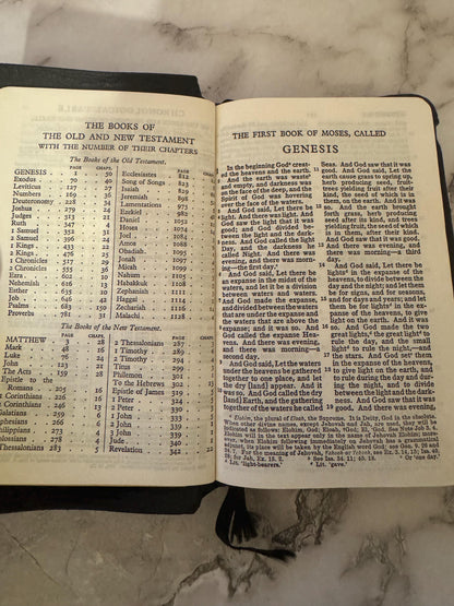 1949 Vintage Holy Bible | J.N. Darby Translation | Pocket Bible - Ref X674