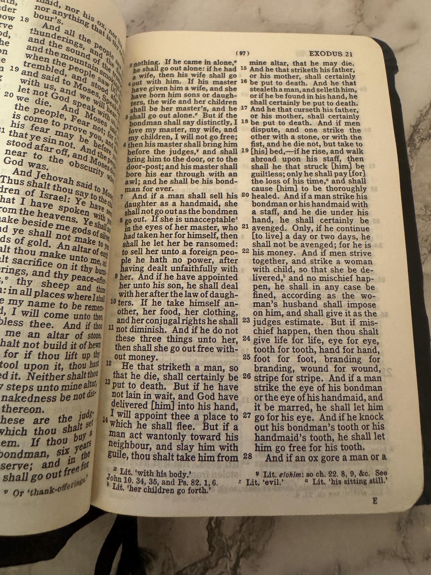 1949 Vintage Holy Bible | J.N. Darby Translation | Pocket Bible - Ref X674
