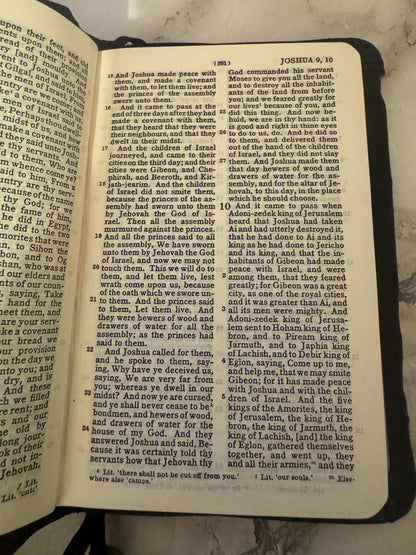 1949 Vintage Holy Bible | J.N. Darby Translation | Pocket Bible - Ref X674