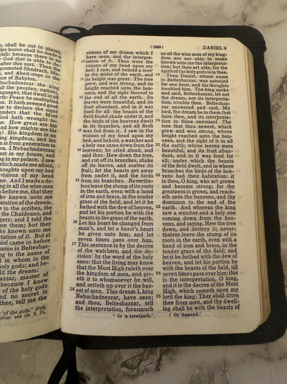 1949 Vintage Holy Bible | J.N. Darby Translation | Pocket Bible - Ref X674