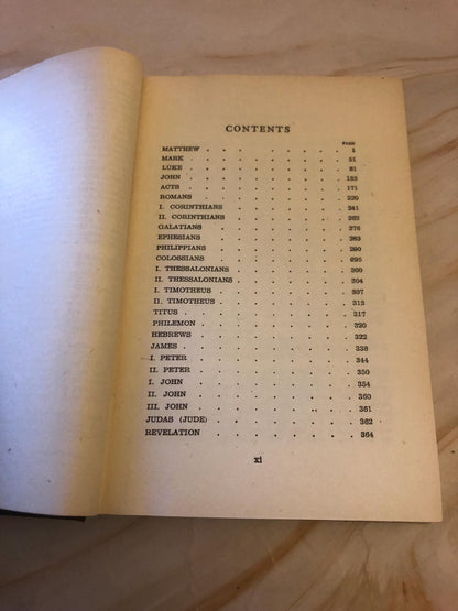 1941 Moffatt Bible New Translation Vintage Bible Christian Bible Rare Edition - (Ref x426)