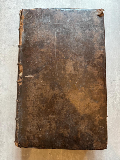 1777 Large Antique Holy Bible with Apocrypha Ostervald Suitable for Museum Display