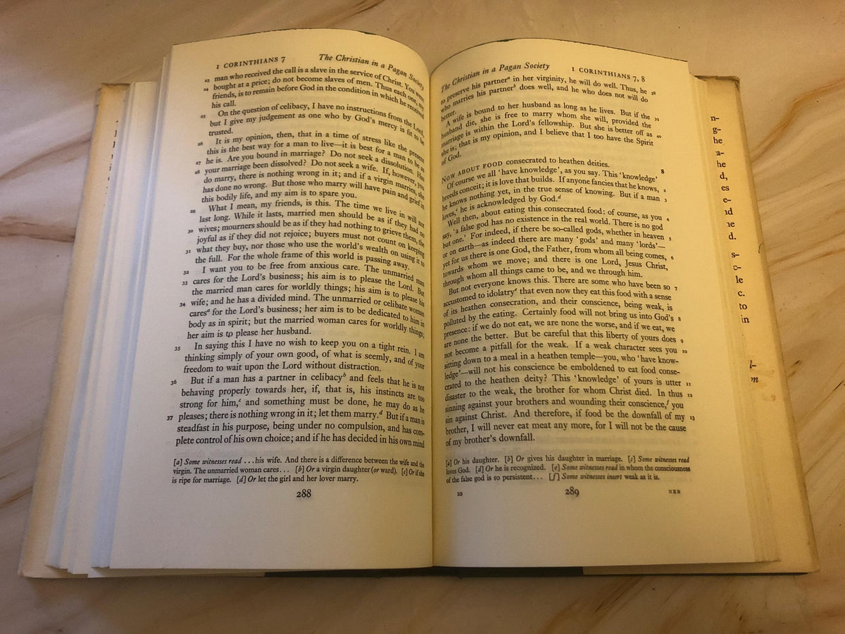 1961 New English Bible New Testament Vintage Pocket Bible Christian Book - (Ref x419)