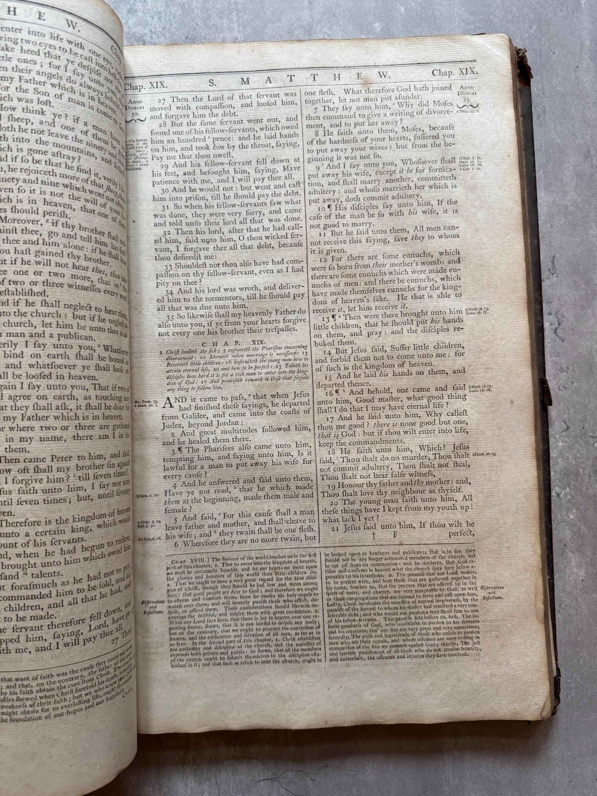 1777 Large Antique Holy Bible with Apocrypha Ostervald Suitable for Museum Display