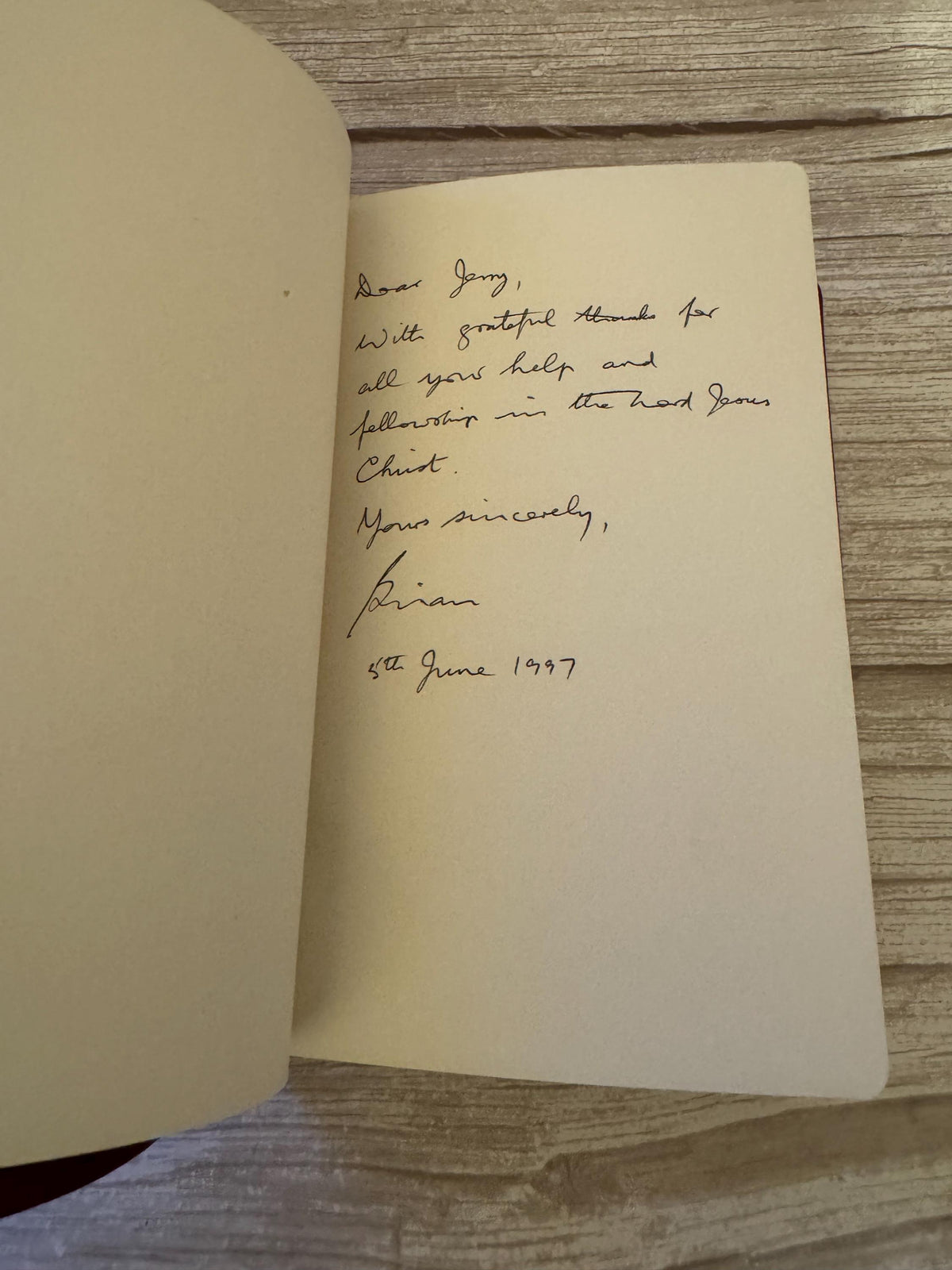 1988 Vintage Burgundy Gideons Holy Bible NIV Old & New Testament with Slipcase - Ref x768