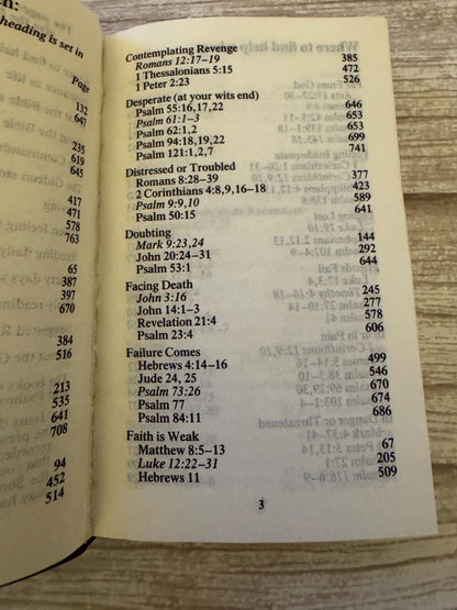1988 Vintage Brown Gideons New Testament Bible and Psalms NIV Pocket Bible