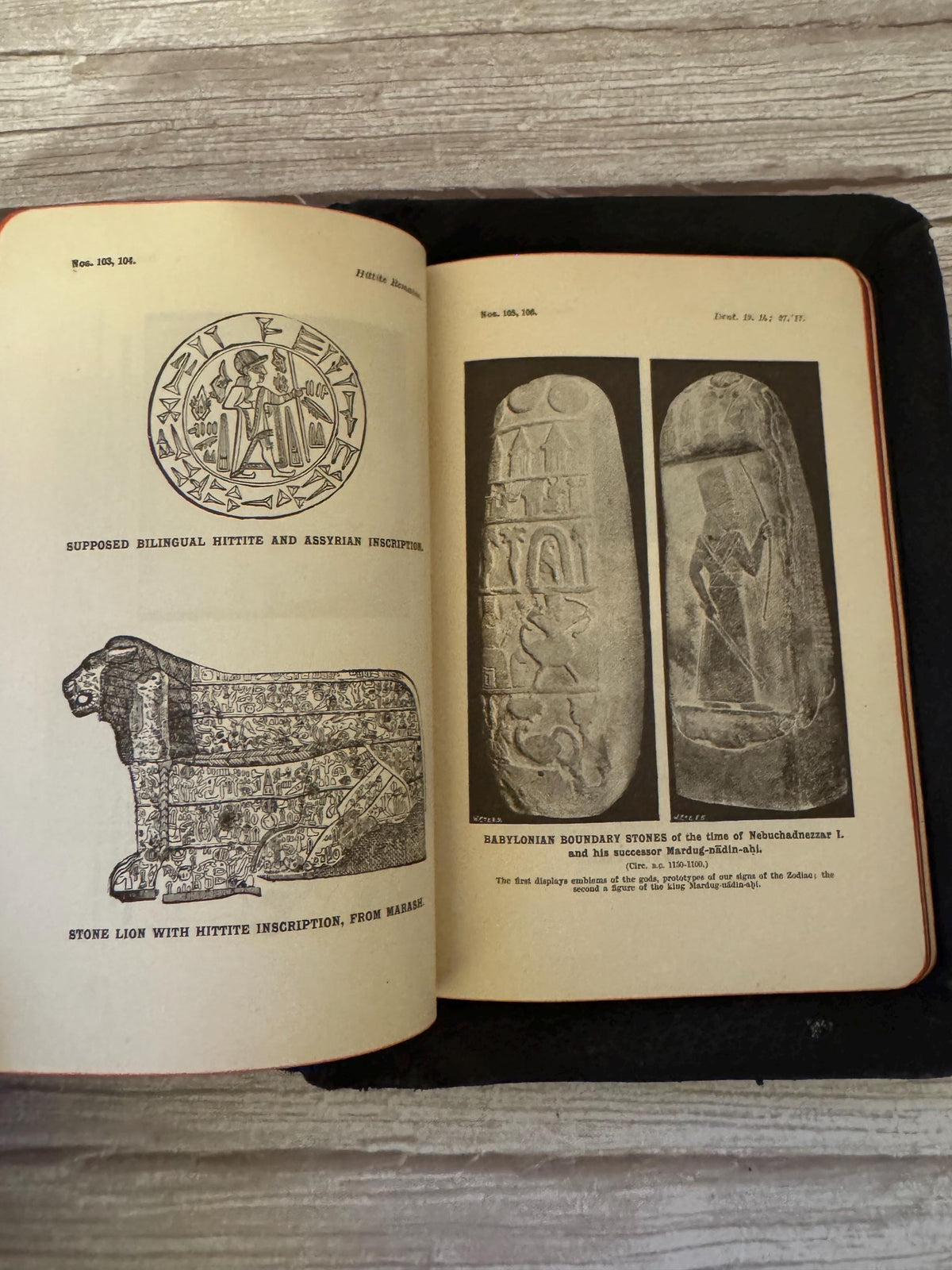 Antique Holy Bible Old & New Testaments Full Yapp Leather KJV Illustrated Reference Bible - Ref x765