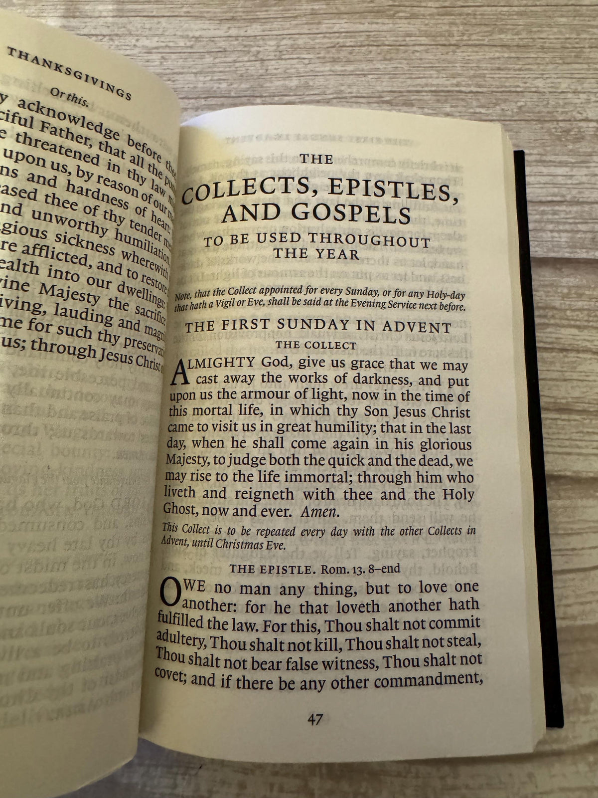 2006 Cambridge Book of Common Prayer 1662 Church of England Psalms of David - Ref x766