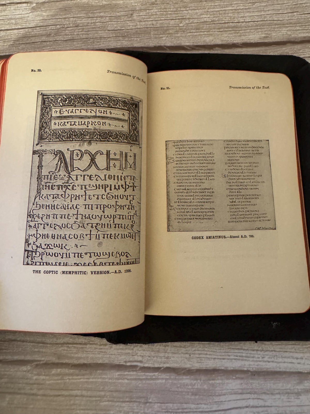 Antique Holy Bible Old & New Testaments Full Yapp Leather KJV Illustrated Reference Bible - Ref x765