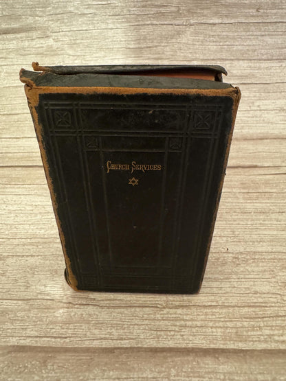 c.1887 Victorian Book of Common Prayer & New Testament Oxford Full Yapp Leather Church Services - Ref x763