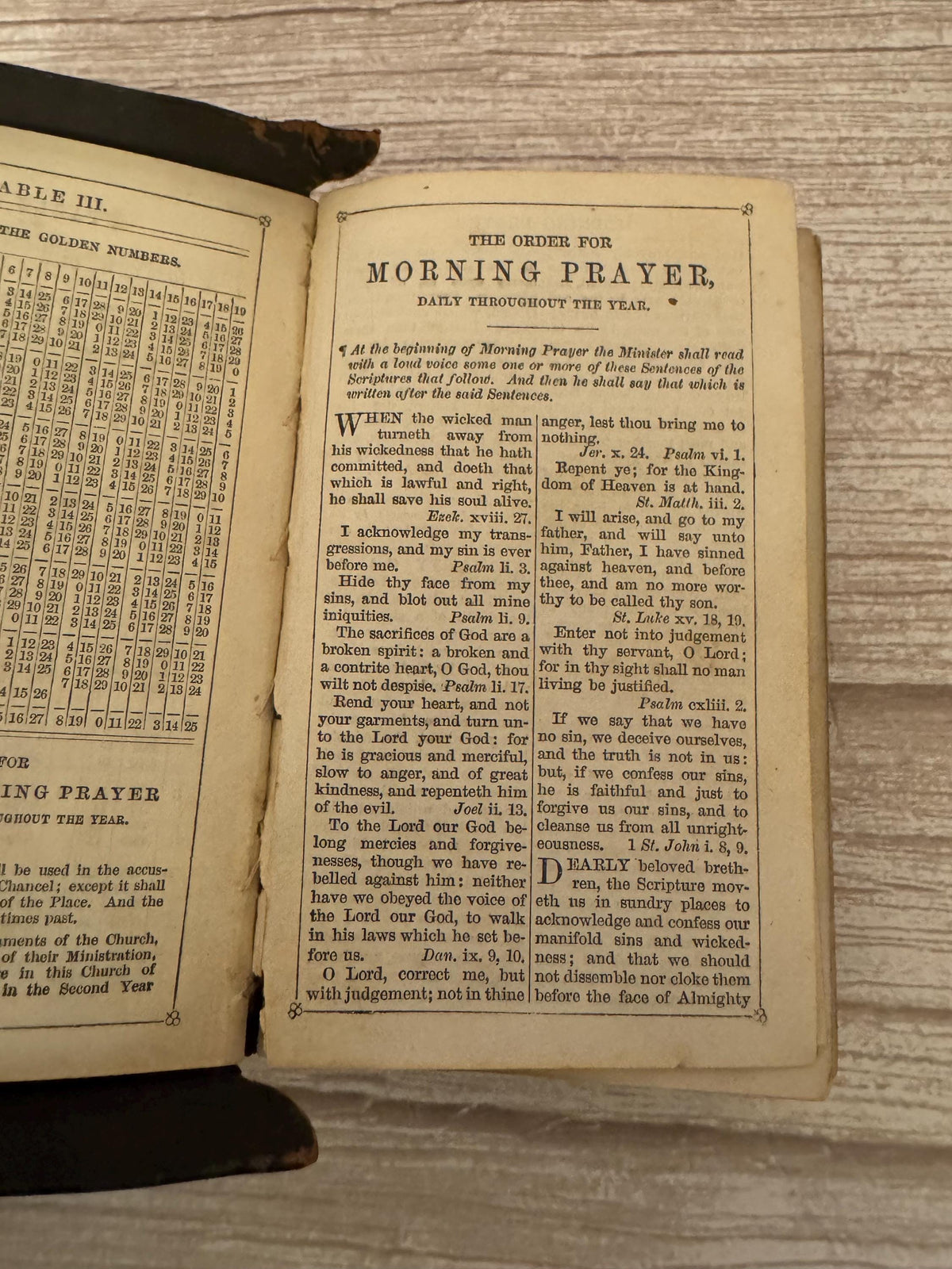 c.1887 Victorian Book of Common Prayer & New Testament Oxford Full Yapp Leather Church Services - Ref x763