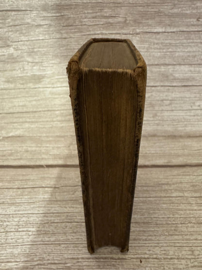 1849 Antique Book of Common Prayer Psalms of David Oxford Victorian Prayer Book - Ref x762