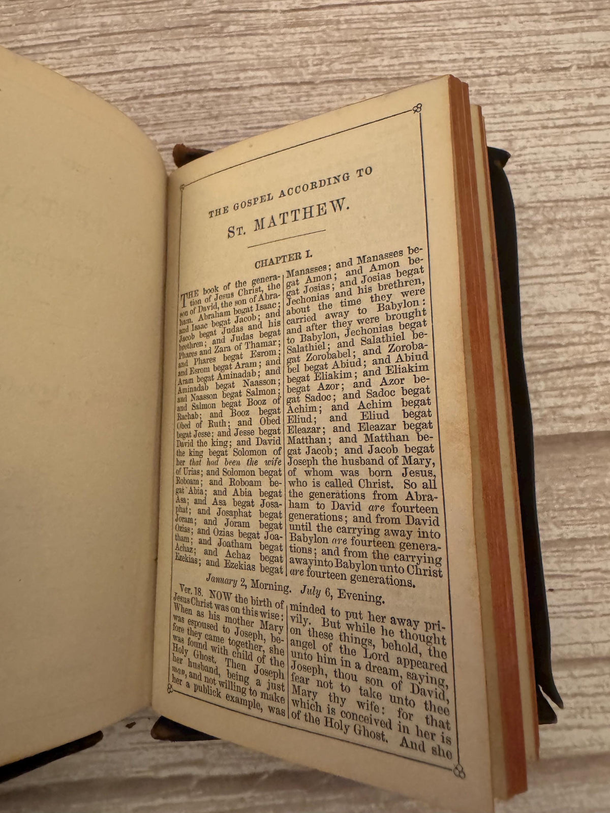 c.1887 Victorian Book of Common Prayer & New Testament Oxford Full Yapp Leather Church Services - Ref x763