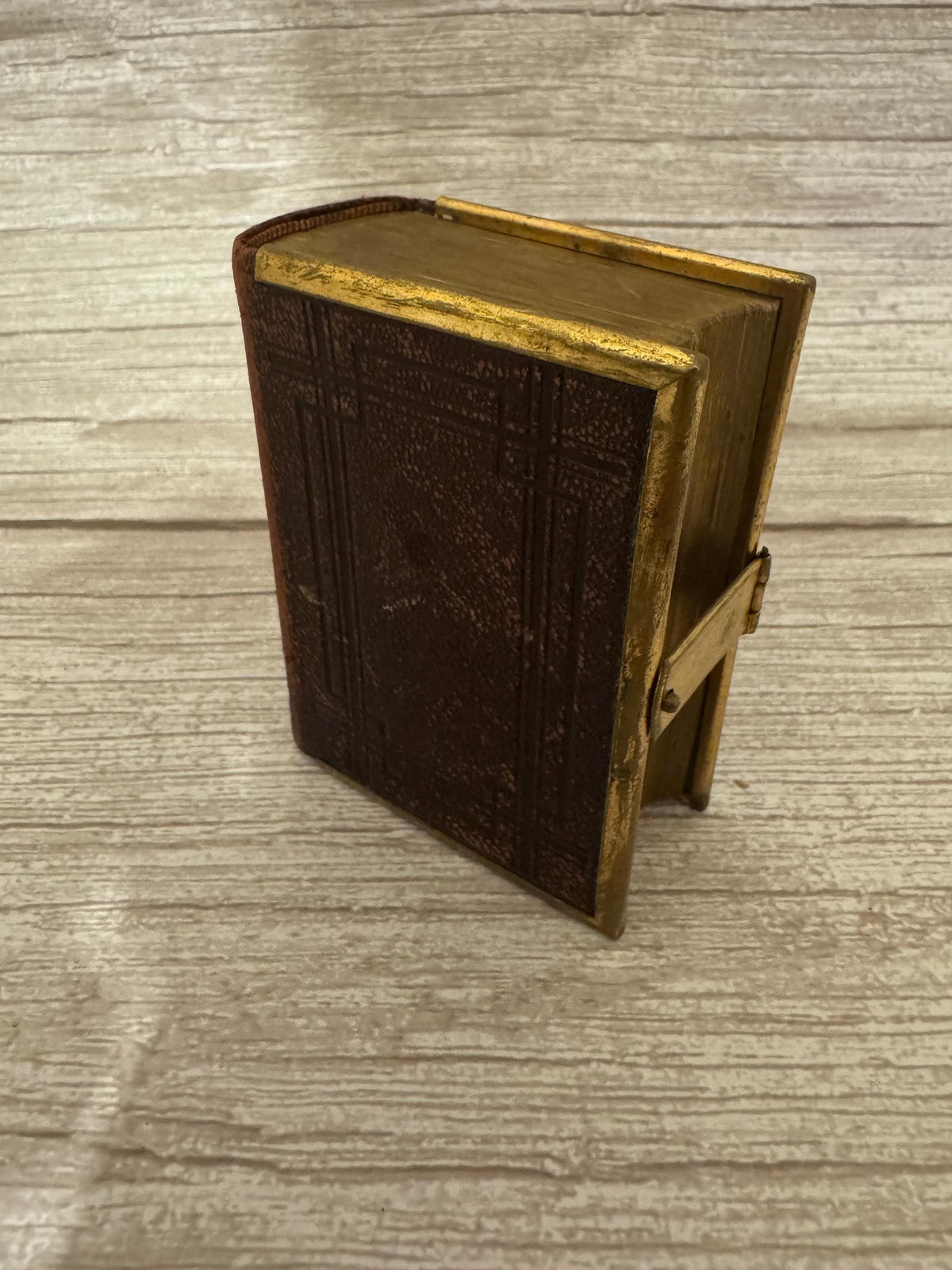 1872 Antique New Testament Bible & Book of Common Prayer Psalms of David Gilt Clasp - Ref x760