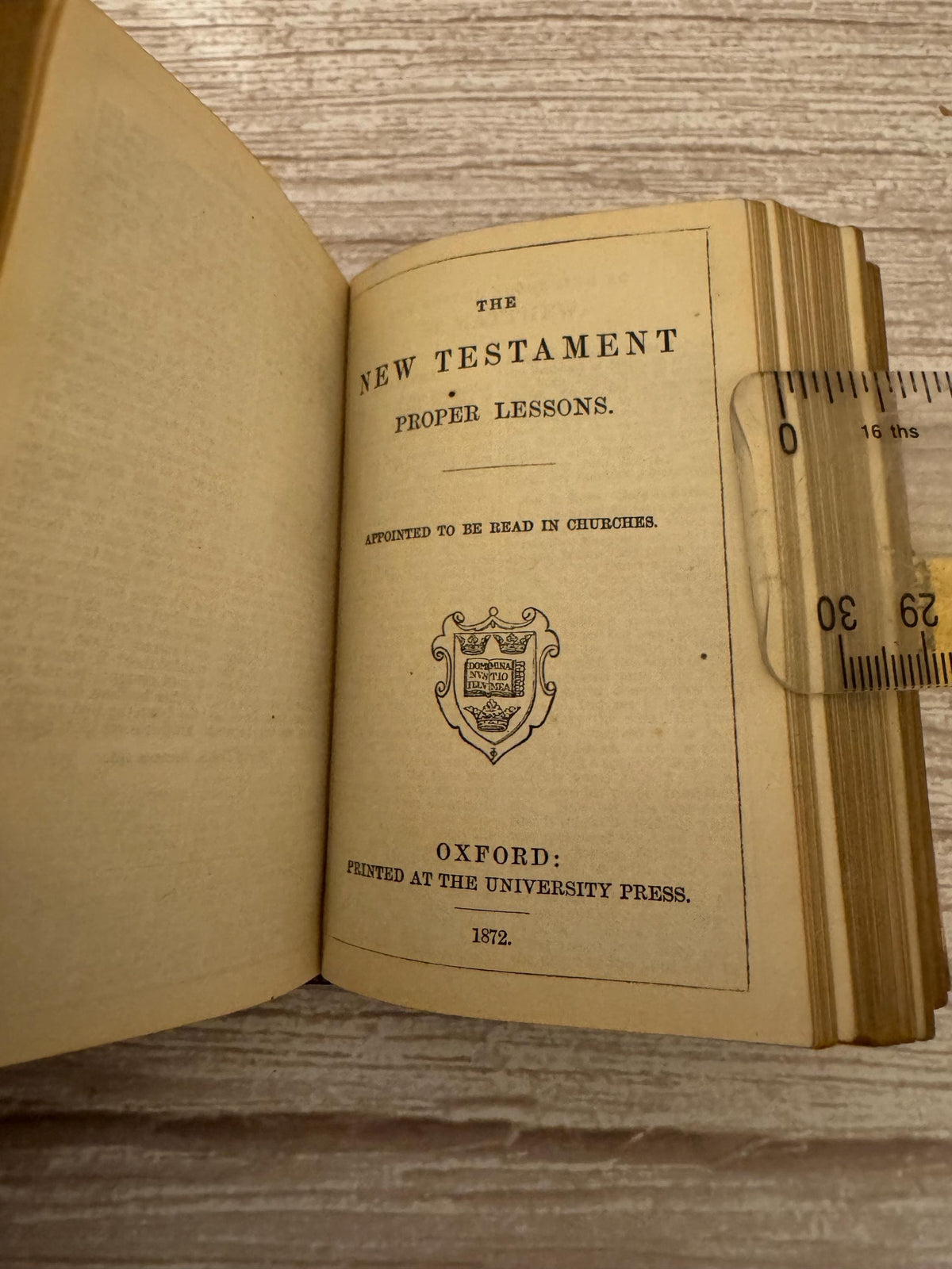 1872 Antique New Testament Bible & Book of Common Prayer Psalms of David Gilt Clasp - Ref x760