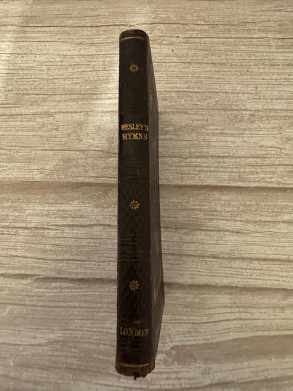 c.1860s Antique John Wesley Hymn Book Wesley’s Hymns Methodist Victorian - Ref x759