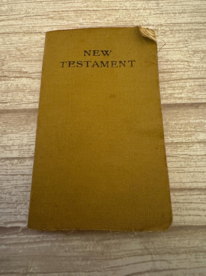1918 WWI Pocket New Testament Bible Oxford British & Foreign Bible Society - Ref x757