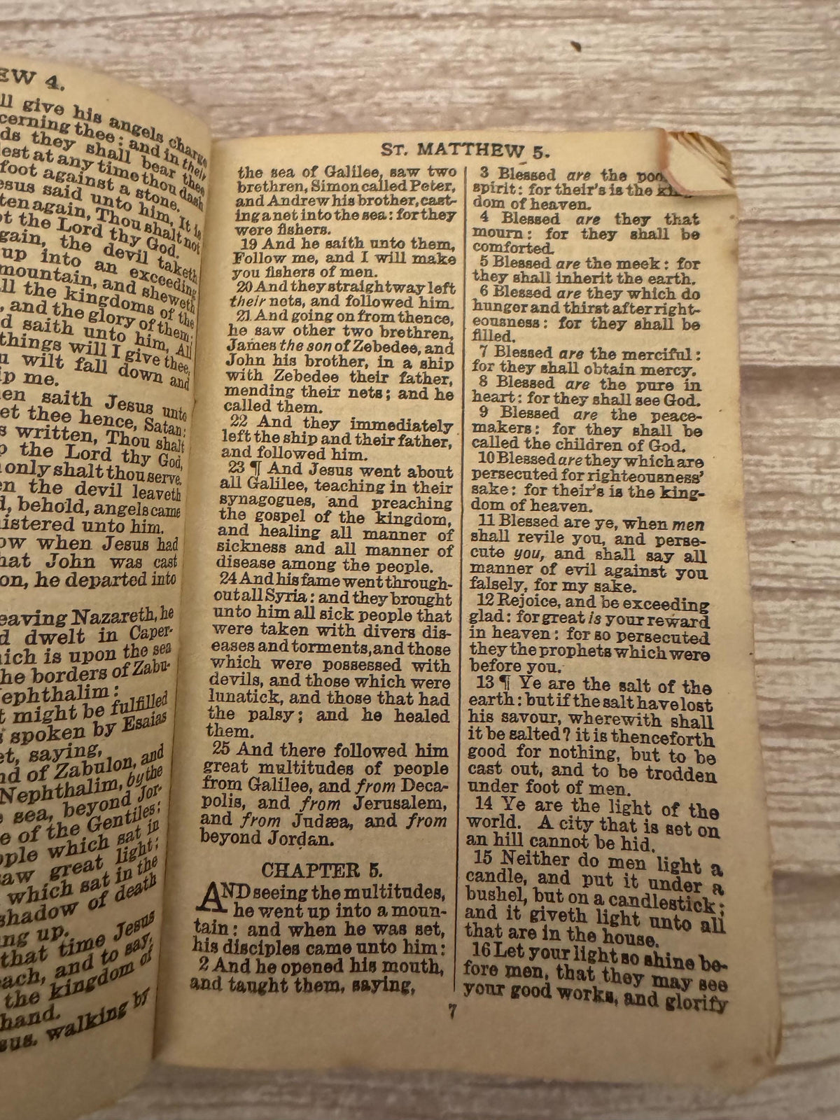 1918 WWI Pocket New Testament Bible Oxford British & Foreign Bible Society - Ref x757