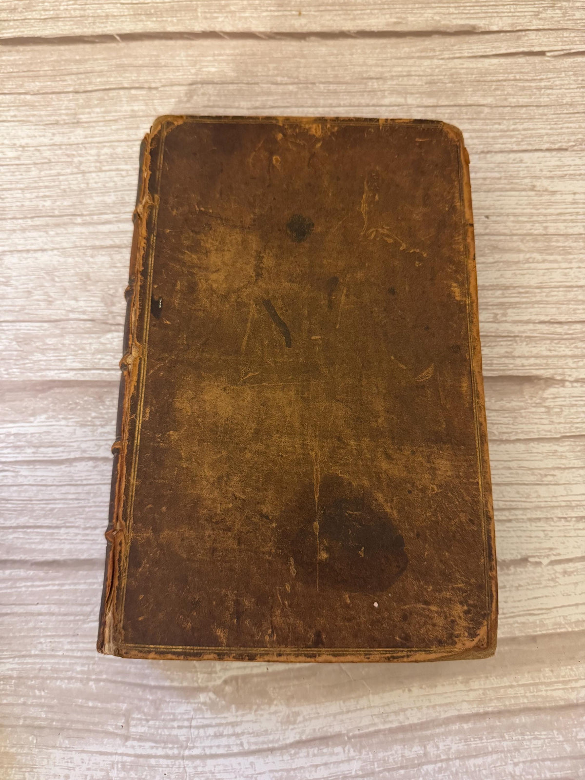 1728 Antique King George II & Queen Caroline Coronation Sermons Leather Book - Ref x756