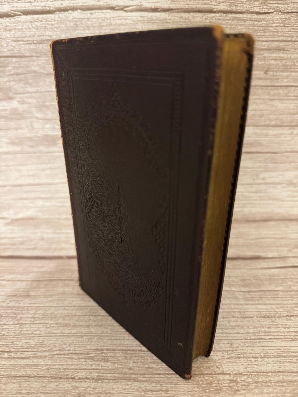 1821 Antique Greek Septuagint Old Testament Bible Samuel Bagster Leather Binding - Ref x755