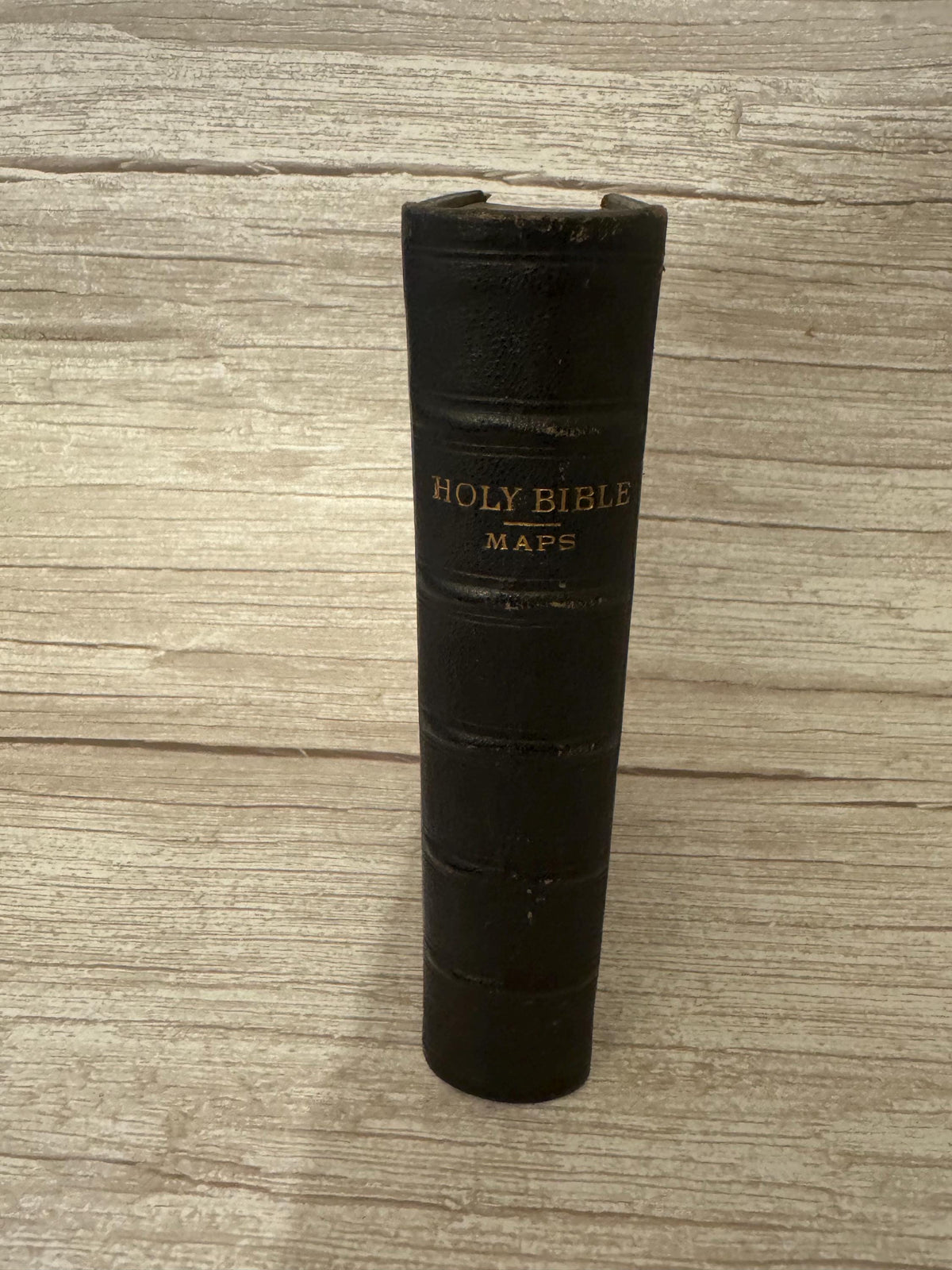1882 Antique Holy Bible Old & New Testaments Oxford University Press with Maps - Ref x753