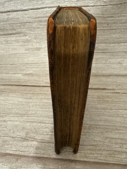 1716 Antique Book of Common Prayer Psalms of David John Baskett Church of England - Ref x754