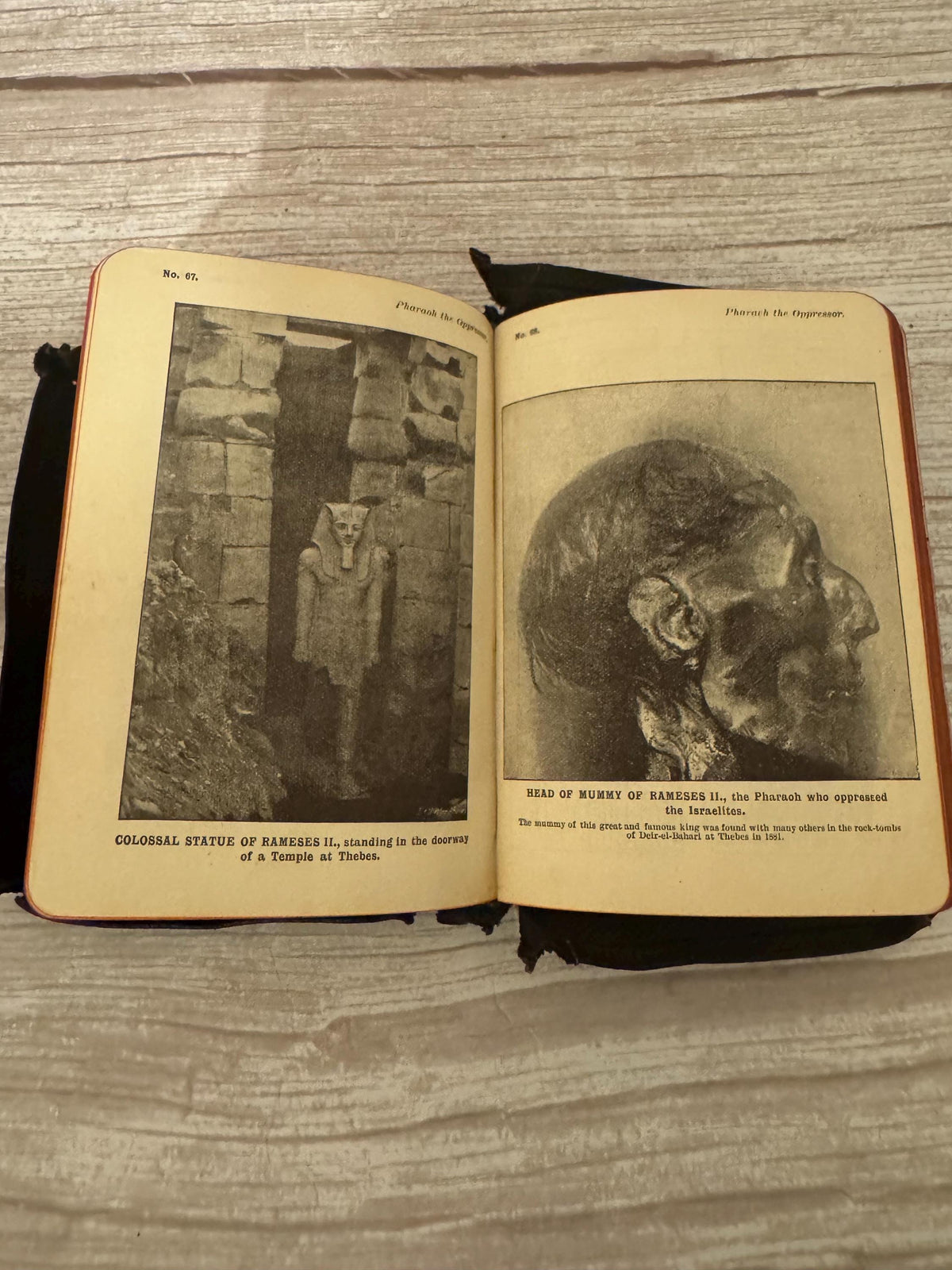 899 Antique Holy Bible KJV – Victorian Yapp Leather Bible – Illustrated Teachers Edition - Ref x750