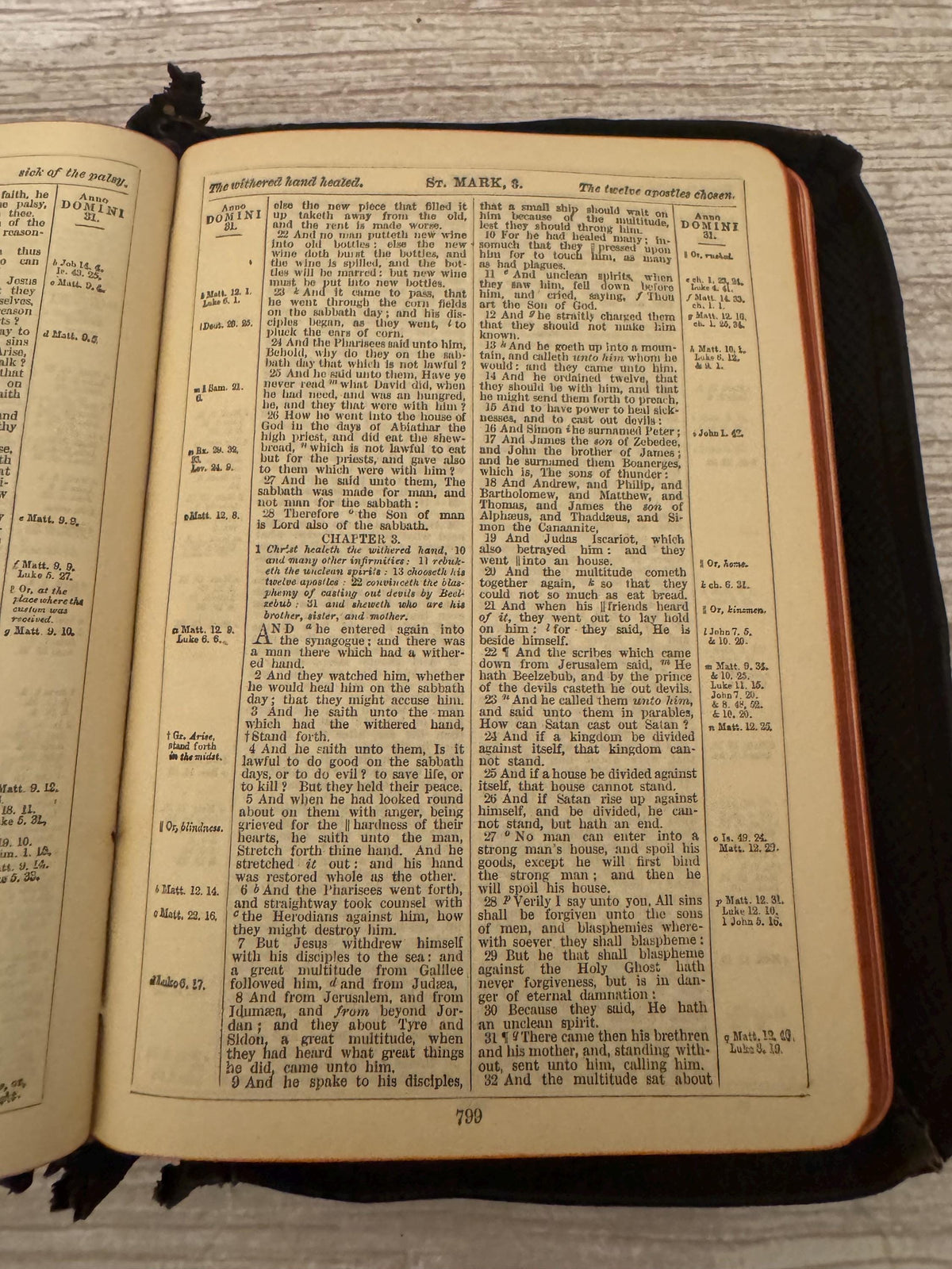 899 Antique Holy Bible KJV – Victorian Yapp Leather Bible – Illustrated Teachers Edition - Ref x750