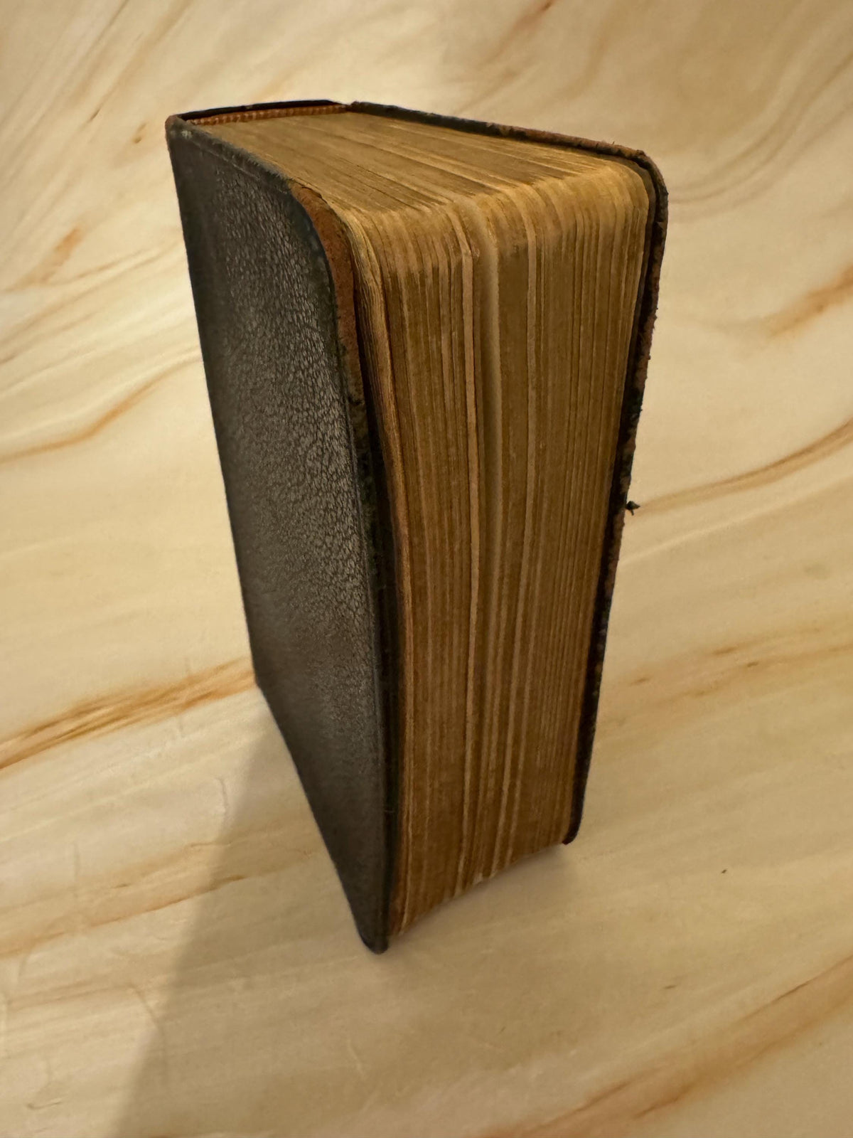 c.1910 Antique Book of Common Prayer, Hymns Ancient and Modern, Church of England Leather Prayer Book - Ref X650