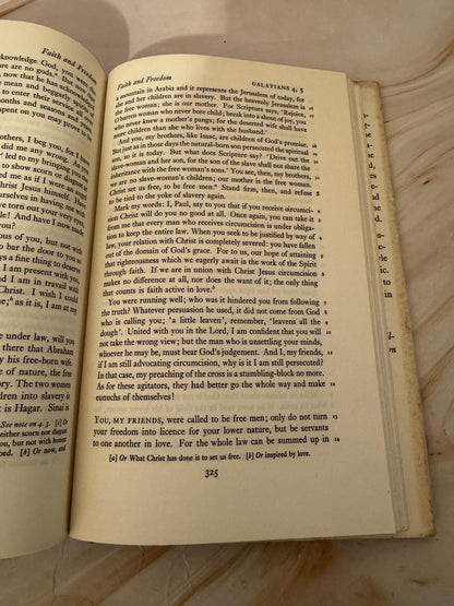 1961 New English Bible New Testament, Vintage NEB Bible Library Edition- Ref x636