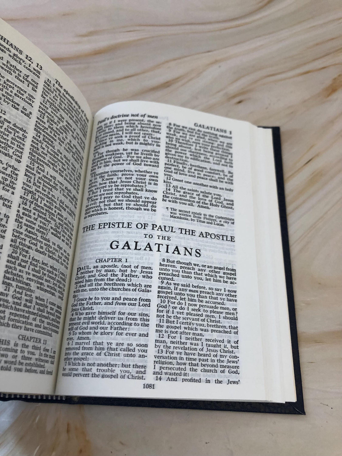 KJV Holy Bible Trinitarian Bible Society Vintage 1980s Edition - (Ref x403)