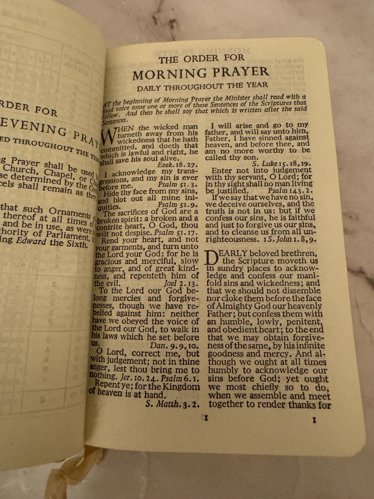 1941 Book of Common Prayer – Church of England Pocket Edition with Case – Vintage Christian Gift - Ref X634