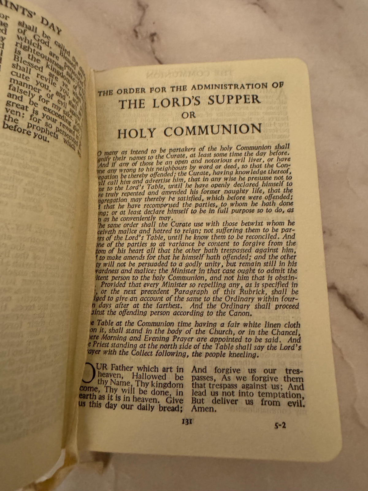 1941 Book of Common Prayer – Church of England Pocket Edition with Case – Vintage Christian Gift - Ref X634