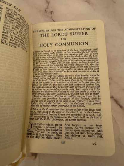 1941 Book of Common Prayer – Church of England Pocket Edition with Case – Vintage Christian Gift - Ref X634