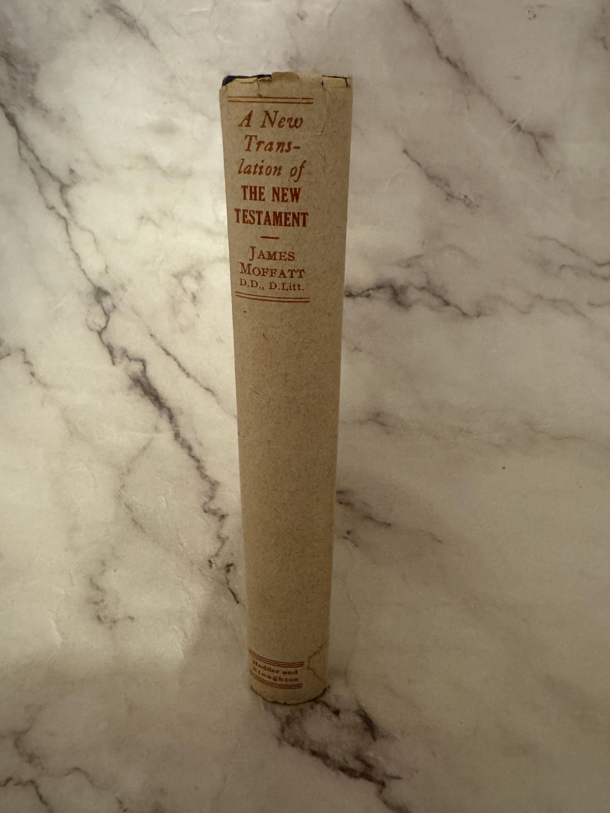 1946 Moffatt New Testament Bible – James Moffatt Translation – Vintage Pocket Bible - Ref X633