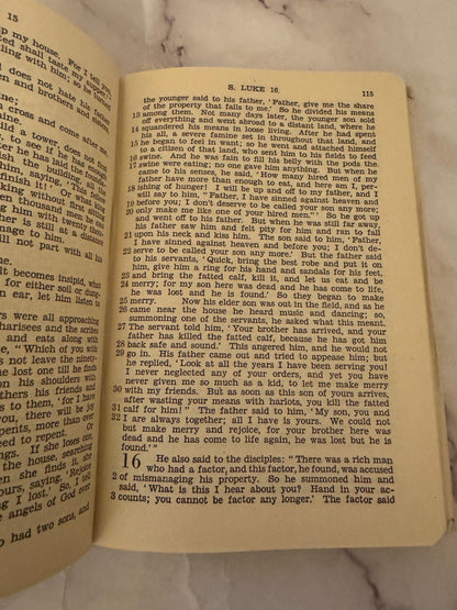 1946 Moffatt New Testament Bible – James Moffatt Translation – Vintage Pocket Bible - Ref X633