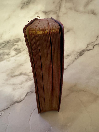 Antique Book of Common Prayer 1916 Leather Bound Church of England Vintage Christian Prayer Book Gift - Ref x612