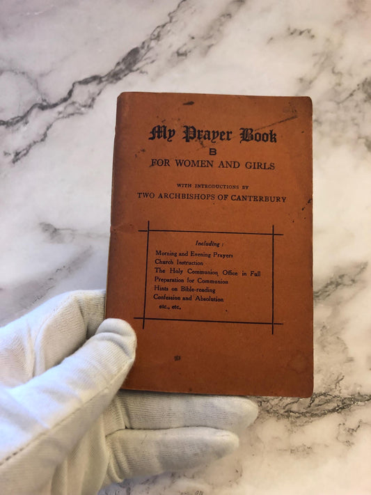 1933 Antique Prayer Book for Women Vintage Christian Prayer Book Gift - (Ref x387)
