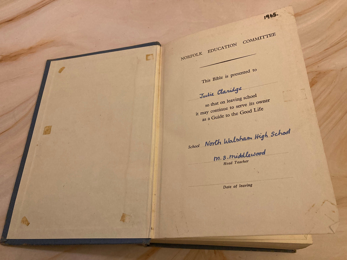 1964 Illustrated Bible – Vintage Picture Bible Authorized Version - (Ref x205)