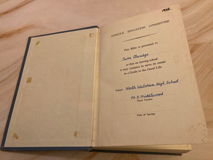 1964 Illustrated Bible – Vintage Picture Bible Authorized Version - (Ref x205)