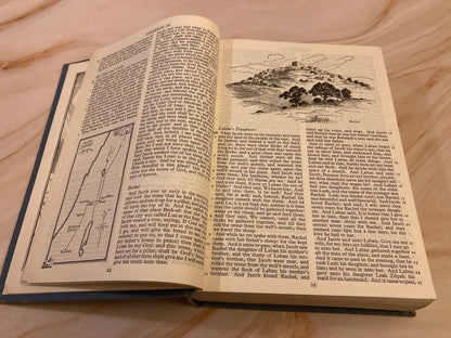 1964 Illustrated Bible – Vintage Picture Bible Authorized Version - (Ref x205)