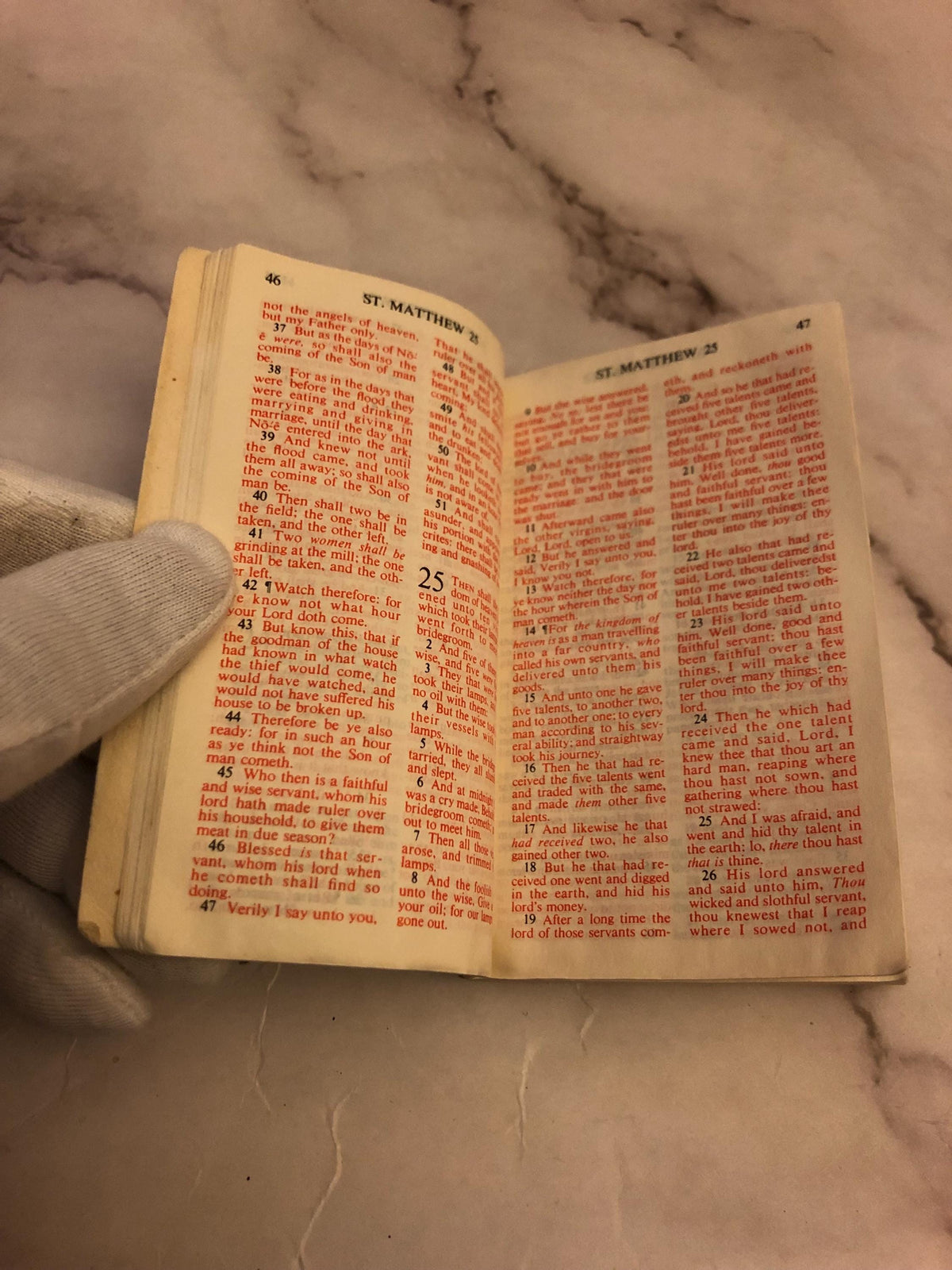 1983 KJV New Testament Pocket Size Bible - Ref x377