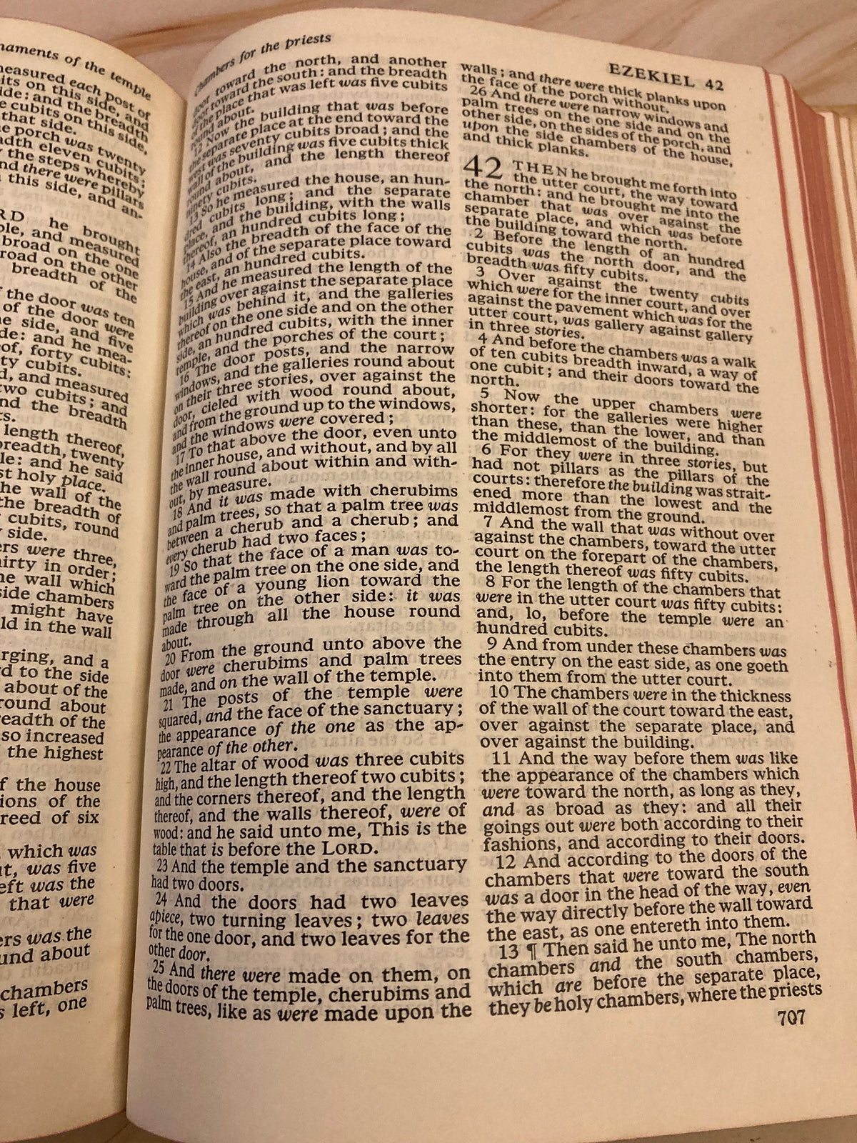 1965 Oxford Holy Bible Nonpareil Edition Compact KJV - (Ref x211)