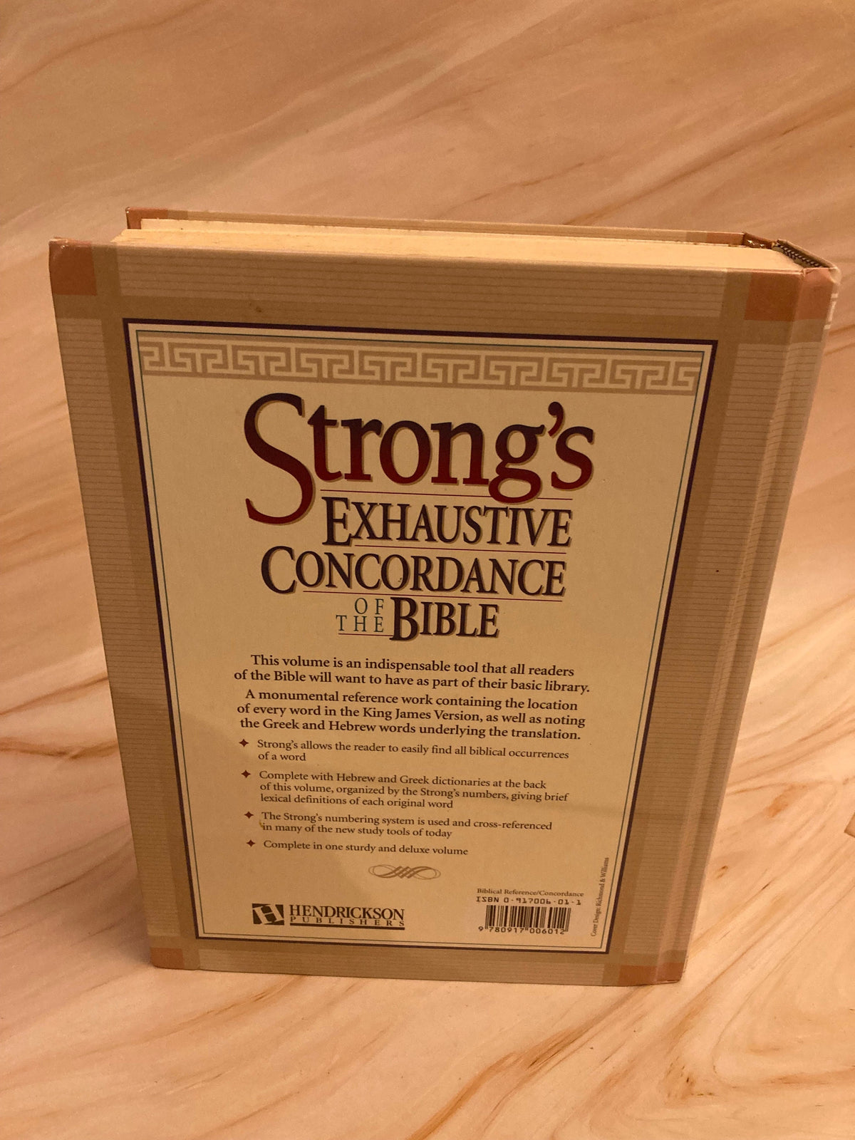 Strong’s Exhaustive Concordance of the Bible by James Strong - (Ref X43)