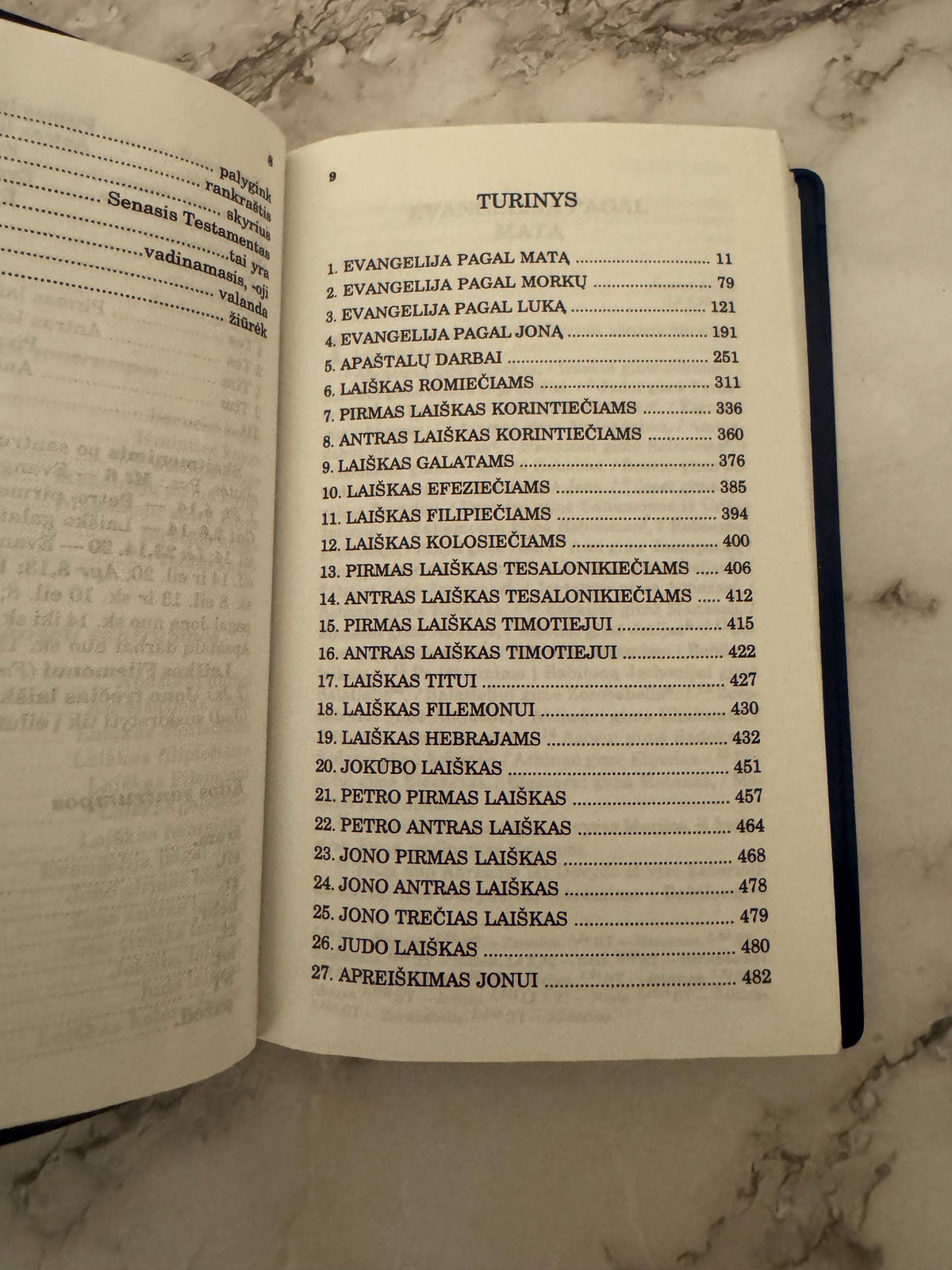 2002 Lithuanian New Testament Naujasis Testamentas Pocket Edition - Ref x606