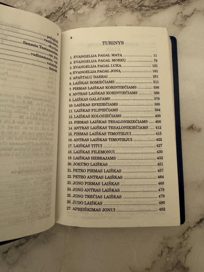 2002 Lithuanian New Testament Naujasis Testamentas Pocket Edition - Ref x606